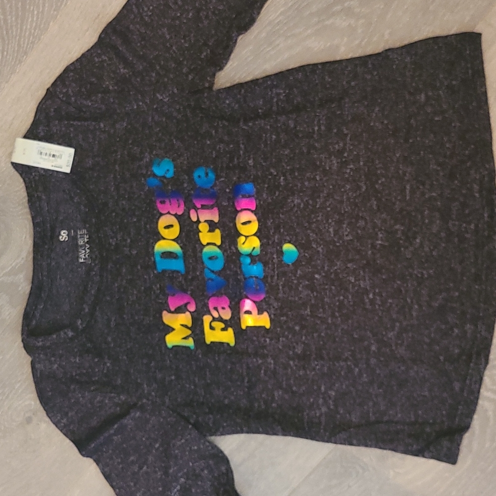 Long sleeve boxy tee